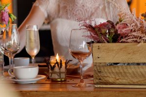 Outdoor wedding venue cover